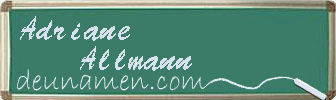 Adriane Allmann Visitenkarte